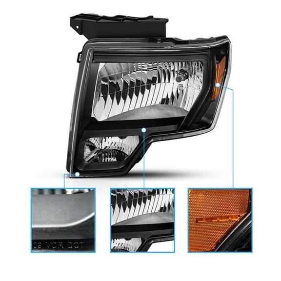 Regionmax Performance Halogen Lamp Set for 2009-2014 Ford F150, Black