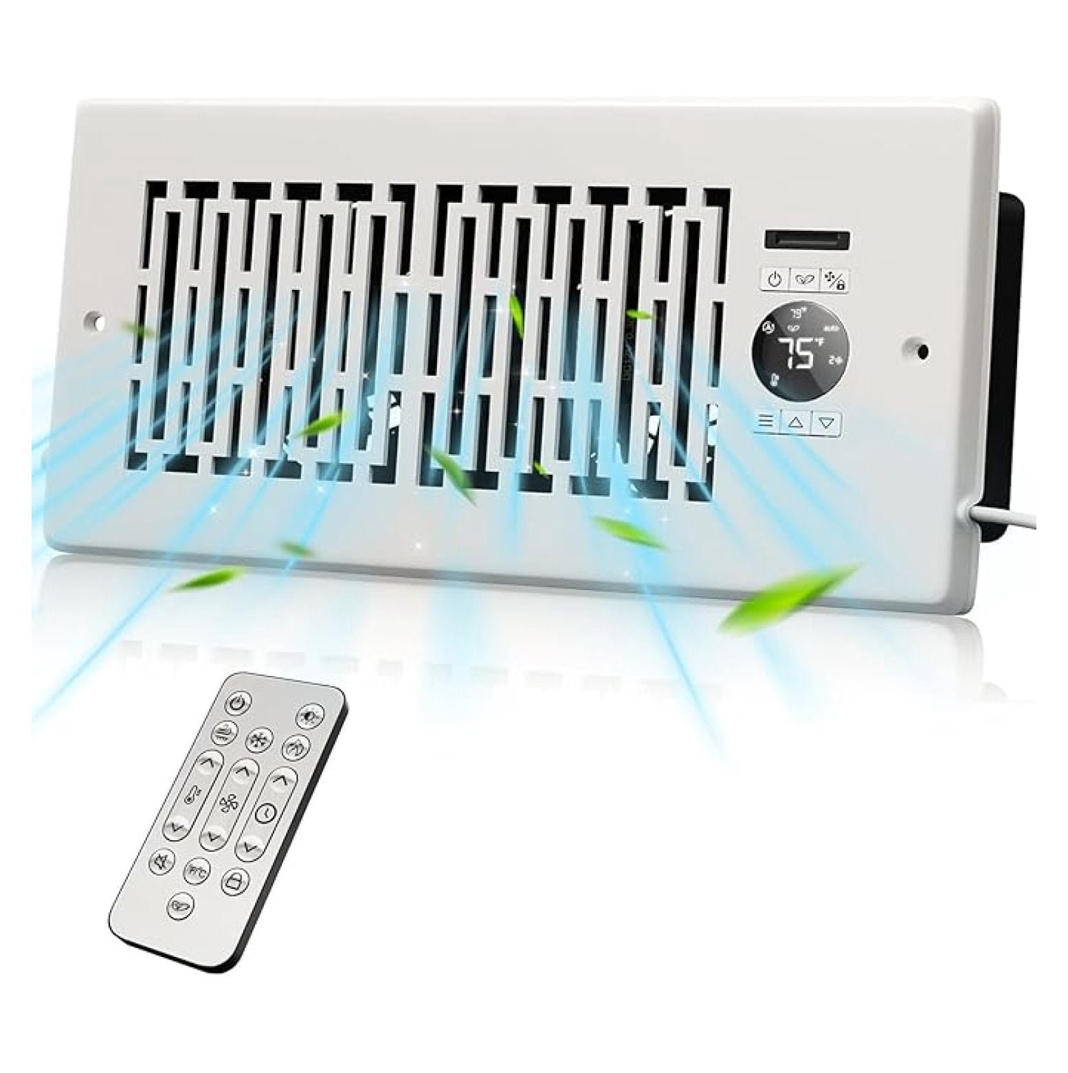 Register Booster Fan 4x10, Smart HVAC Vent Fan - 10 Speed, Quiet ...