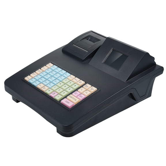 Register Electronic Cash Register 48 Keys RS232 USB Port 2.8in Display Store Cash Register With 58mm Thermal Printer For Retail Restaurant Supermark