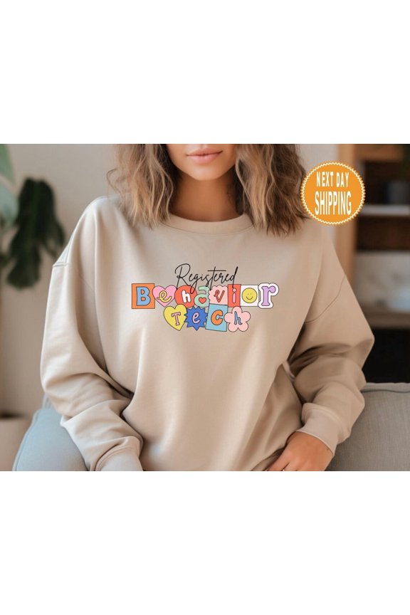 Registered Behavior Tech Sweatshirt: Special Ed Teacher Hoody All Size S-5XL