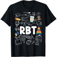 thumbnail image 1 of Registered Behavior Technician RBT Behavioral Therapist T-ShirtMen's and women's gift, black and white T-shirt, size: Extra large S-4XL, 1 of 4