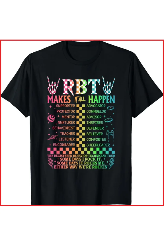 Registered Behavior Technician RBT Professional Gift Unisex T-Shirt S-5XL