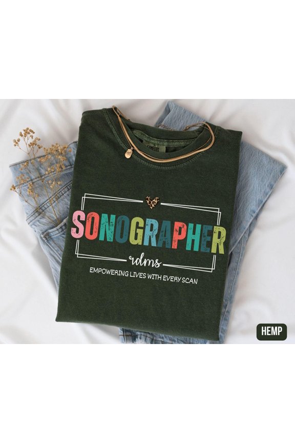 Registered Diagnostic Medical Sonographer Retro Rdms New Grad T-Shirt