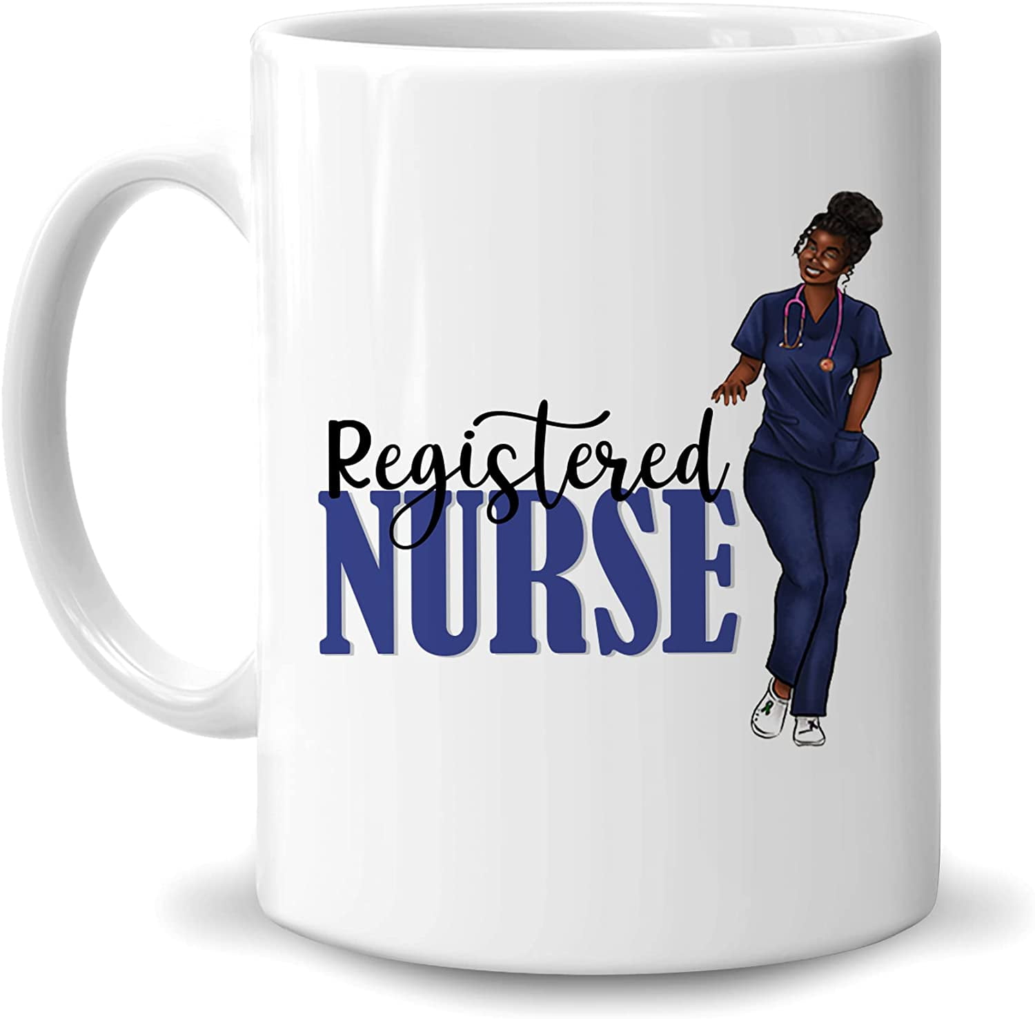 Personalized Registered Nurse Design 16oz Coffee Mug
