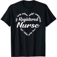 thumbnail image 1 of Registered Nurse Heart Word Cloud T-Shirt, 1 of 4