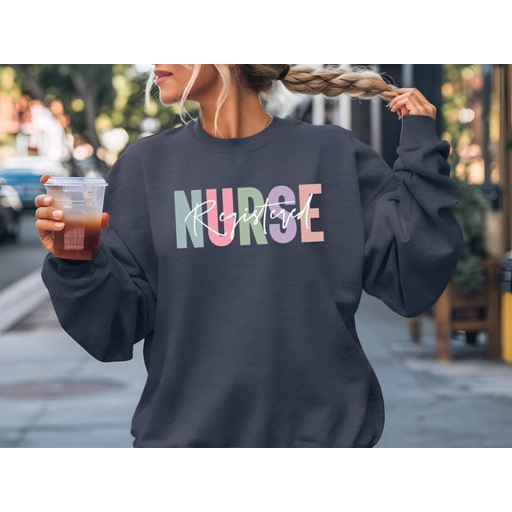 Registered Nurse Outfit, Nurse Appreciation Hoodie, Nurse Week Apparel, RN Life Sweatshirt, New Nurse , Blessed Nurse Shirt, RN Sweater Tshirt All Size S-5XL