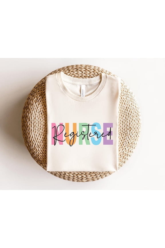 Registered Nurse Shirt, RN Tee, Personalized Nurse Tee, Leopard RN Shirt, Nurse Week Shirt, Funny Nursing Shirt, Registered Nurse T-shirt