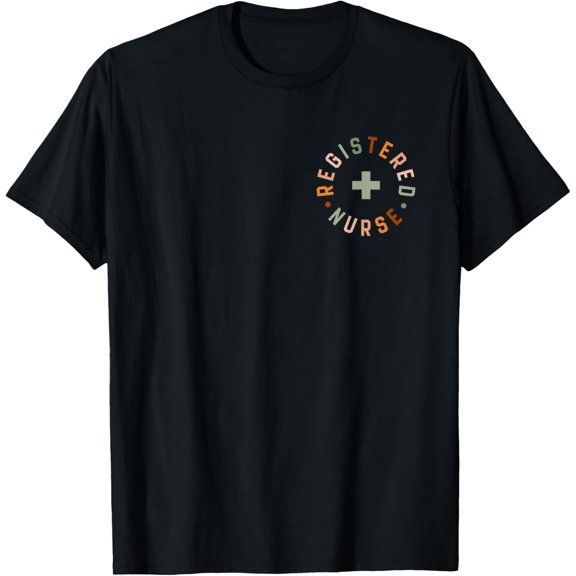 Registered Nurse Stethoscope Nursing RN Staff Retro Vintage Gifts T-shirt