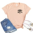 thumbnail image 1 of Registered Nurse T-shirt Women's Medical Top Appreciation Tshirt Student Gift Practitioner Shirt Graduation Shirts, 1 of 3