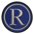 thumbnail image 1 of Registered Trademark Symbol Applique Multi-Color Embroidered Iron-On Patch - 2.0 Inch Mini, 1 of 5