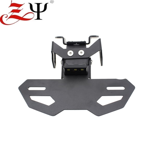 Registration Plate Holder For YAMAHA YZF R7 MT07 FZ-07 2023 2024 Motorcycle Tail Tidy Fender Eliminator License Number LED Frame