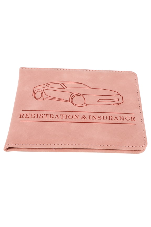 Auto Insurance Document Wallet Car Accessories Bag Holder for Pink