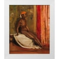 thumbnail image 1 of Regnault, Henri 12x14 White Modern Wood Framed Museum Art Print Titled - Seated African Woman, 1 of 4