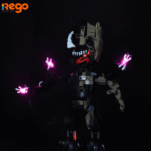Rego Design Led Lighting Kit for Lego Venomized Groot 76249 Building Kit Building Blocks Model (Not Include the LEGO Set)