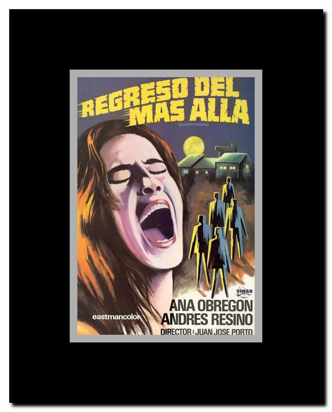 Regreso del mas alla Framed Movie Poster