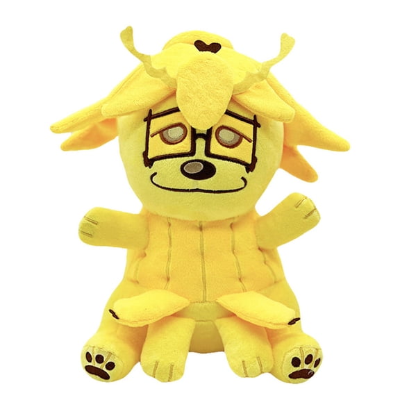 Regretevator Plush Toy Furry Stuffed Toy Doll Indoor Decoration Cartoon Cute Ornaments Figurines Decorative Stuffed Hugable Cushion Home Suitable Gift