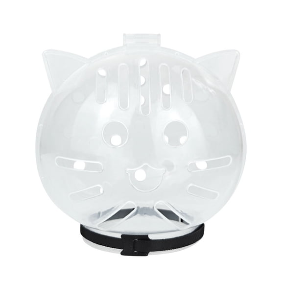 Regulable Cats Space Helmets Soft Breathable Cats Bubble Muzzle For Safety During Grooming Bathing Easy To Clean
