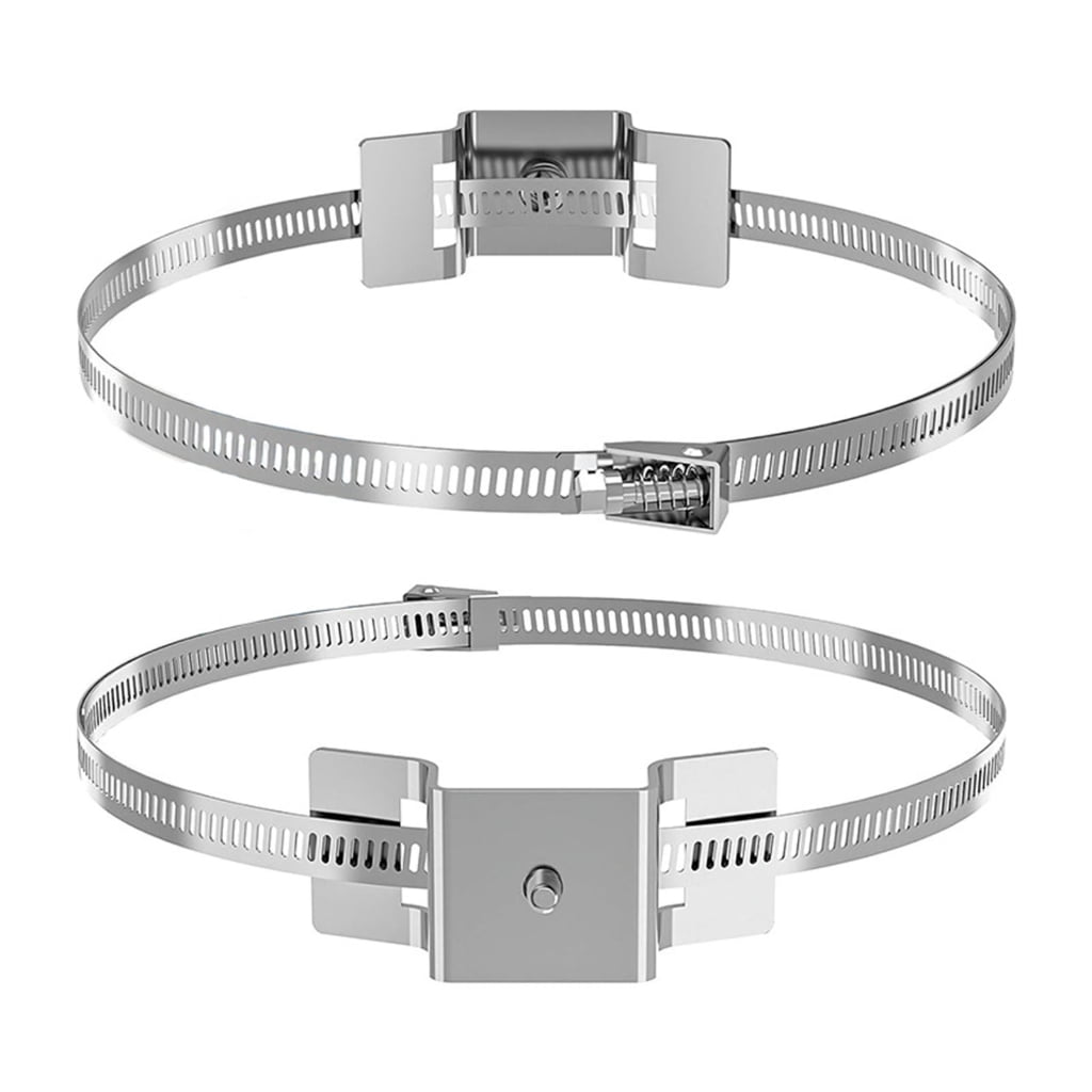 Regulable Sign Post Mounting Hardware Stainless Steel Brackets Includes ...