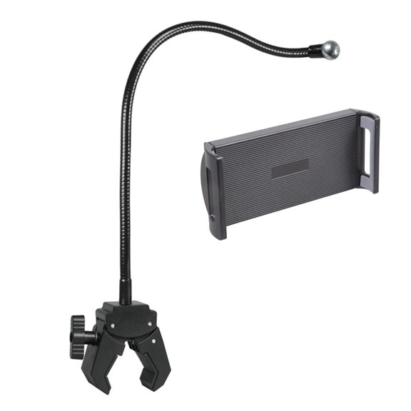 Multiple Angles Bendable Arm Clamp Stand Suitable for 4.7 11" Devices Universally Supports For Study Work Video Creation