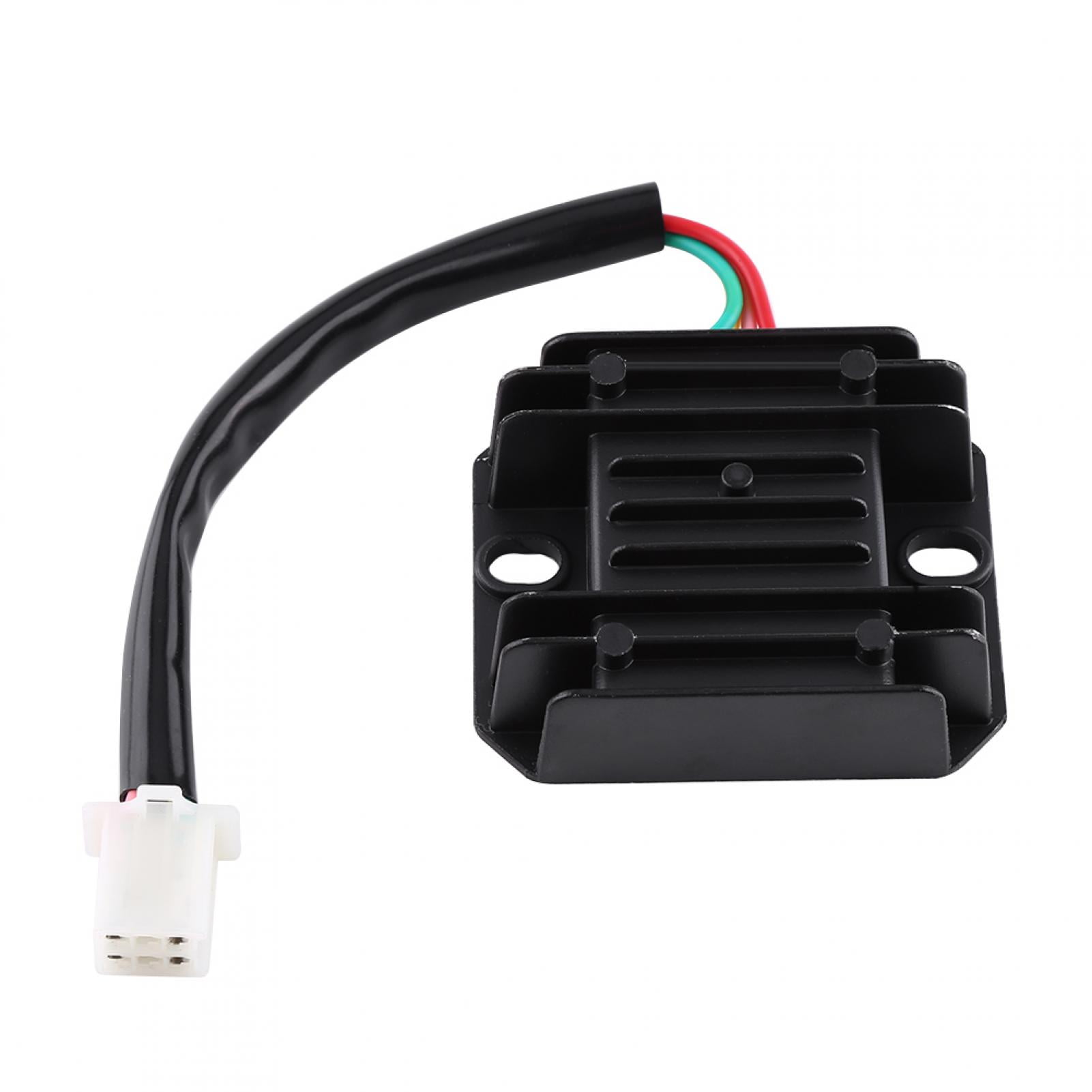 Regulador de motocicleta, 4 cables, 4 pines, 12 regulador de voltaje, rectificador para 150-250CC, motocicleta, scooter, ciclomotor, ATV(2)