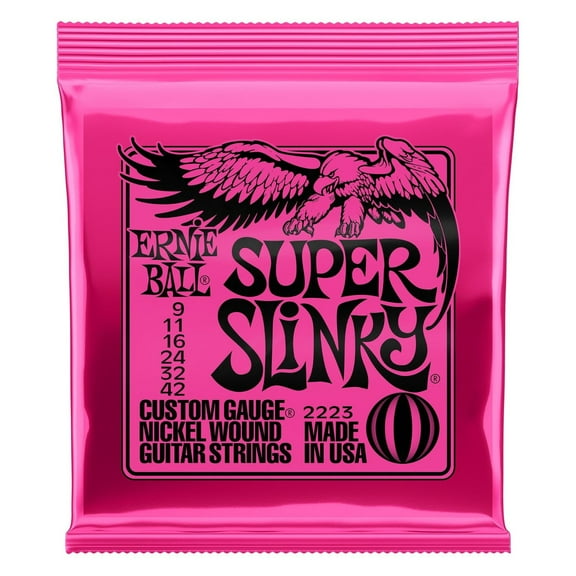 Regular Electric Guitar Strings Complete 9-42 Gauge Set Professional Hex Steel Core Plated Winding Steve Vai Approved Reliable Performance