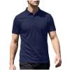 Regular Fit Button Placket Lapel Shirt, Quick Dry Airy Material Multi Scene Mens Outdoor Casual Top