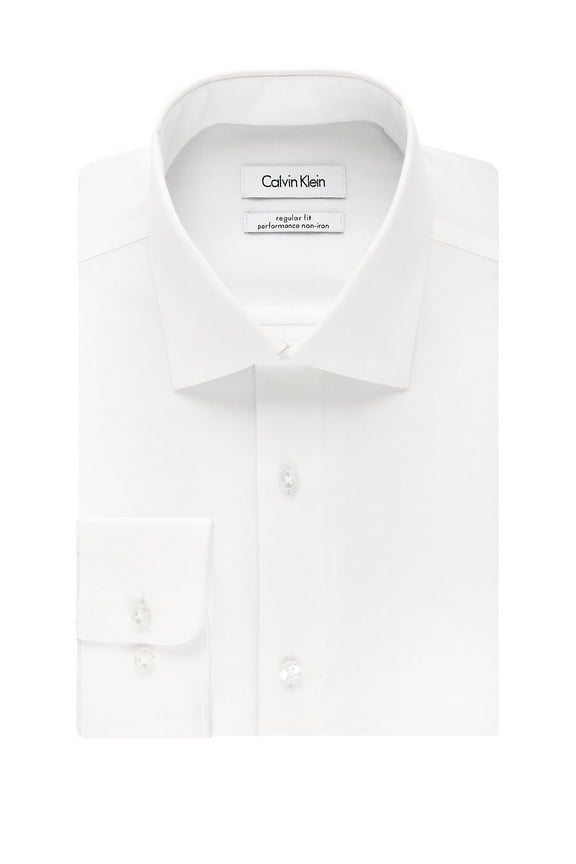 Regular Fit Solid Dress Shirt