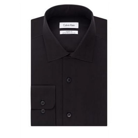 Regular Fit Solid Dress Shirt