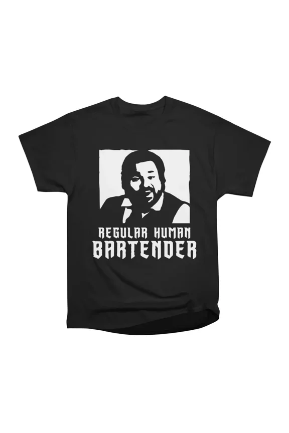 Regular Human Bartender T-Shirt Tee Gift For Him Merch For Her Apparel For Friend