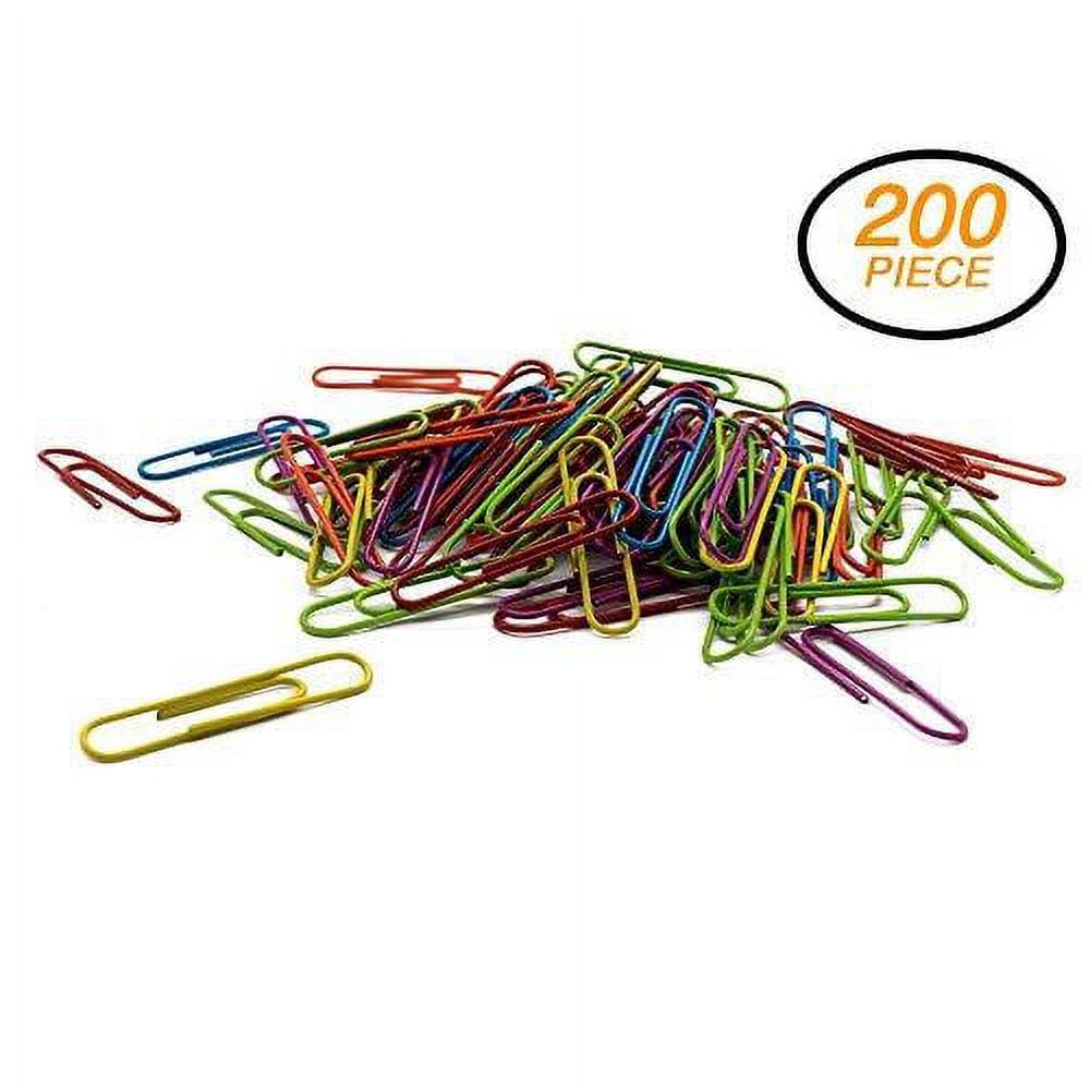 Regular Jumbo Color Paper Clips 50mm â€“ for School Office & Home