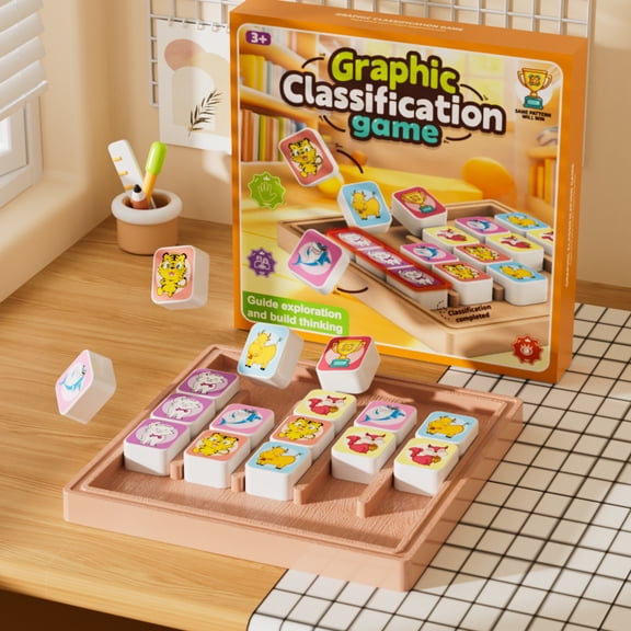 Regular Match-3 Game Graphic Classification Game for Kids offers an exciting real-life version of Candy Crush, perfect for engaging two-player battles.