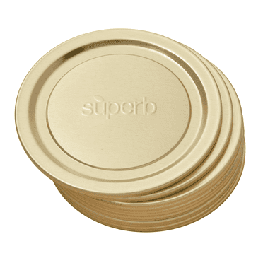 Superb Regular Mouth Canning Jar Lids - 60 Count