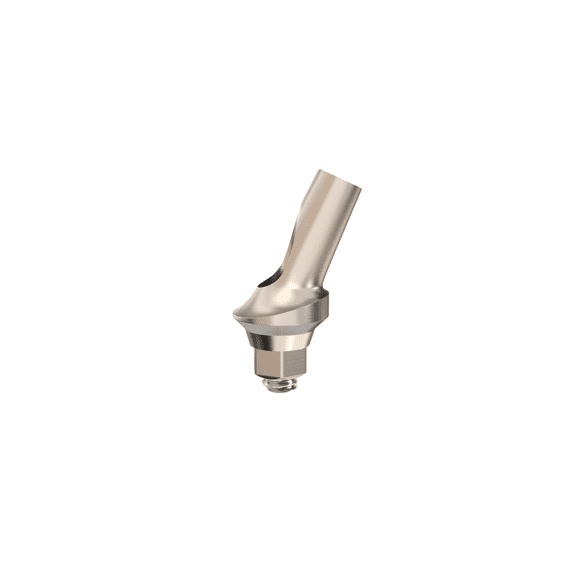 Regular Platform 1.5mm Angled Titanium Connector 25 Conical Connection Hex 5.0mm