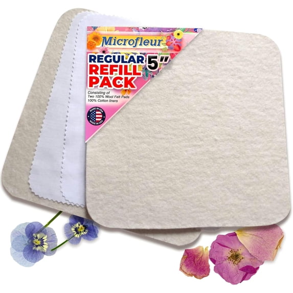 Microfleur Regular Refill - Replacement/Extra Refill Pack - Pressed Flowers Craft Kits