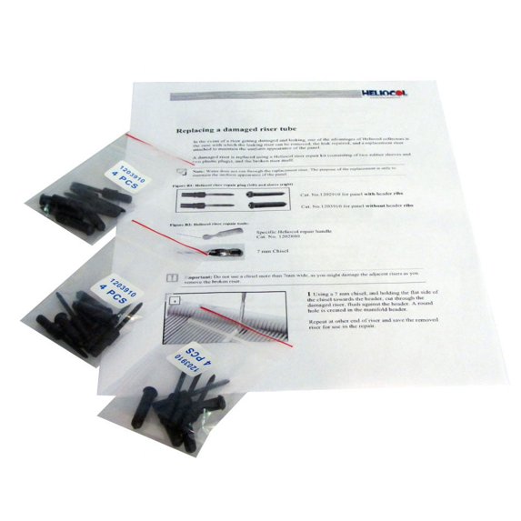 Regular Repair Plug for Heliocol Swimming Pool Solar Panels - 12 Pack - HC-138