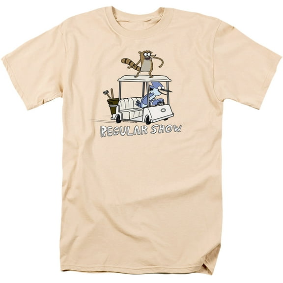 Regular Show Golf Cart Officially Licensed Adult T-Shirt L