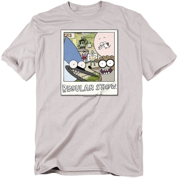 Regular Show Instant Picture Officially Licensed Adult T-Shirt S