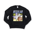 thumbnail image 1 of Regular Show Mordecai Rigby Cartoon Network Comedy Animated Funny Retro Sweatshirt, for men & women, up to size 5XL, 1 of 3