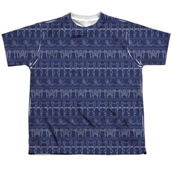 Regular Show - Rs Pattern - Youth Short Sleeve Shirt - X-Large