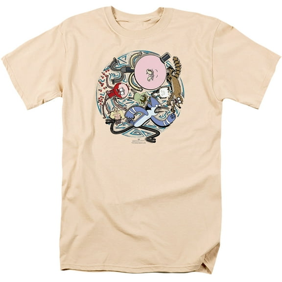 Regular Show Strange Circle Officially Licensed Adult T-Shirt L
