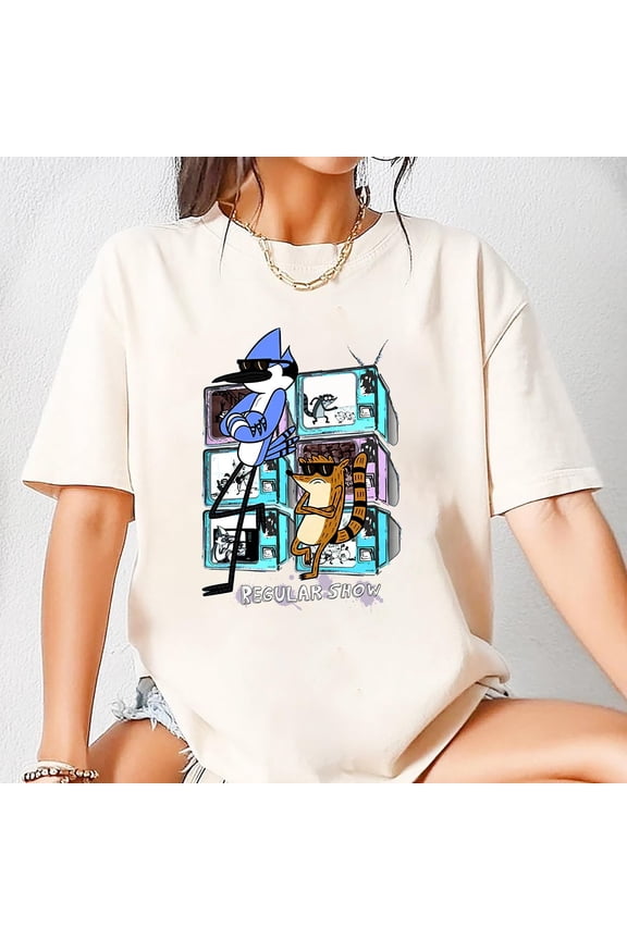 Regular Show TV Too Cool T-Shirt, Regular Show Shirt Fan Gifts, Regular Show Vintage, Regular Show Cartoon Shirt, Mordecai And Rigby Shirt