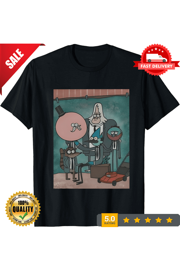 Regular Show Tshirt - Cartoon Tees - Mordecai and Rigby Shirt - Cartoon Network, LIMITED EDITION-TH65978