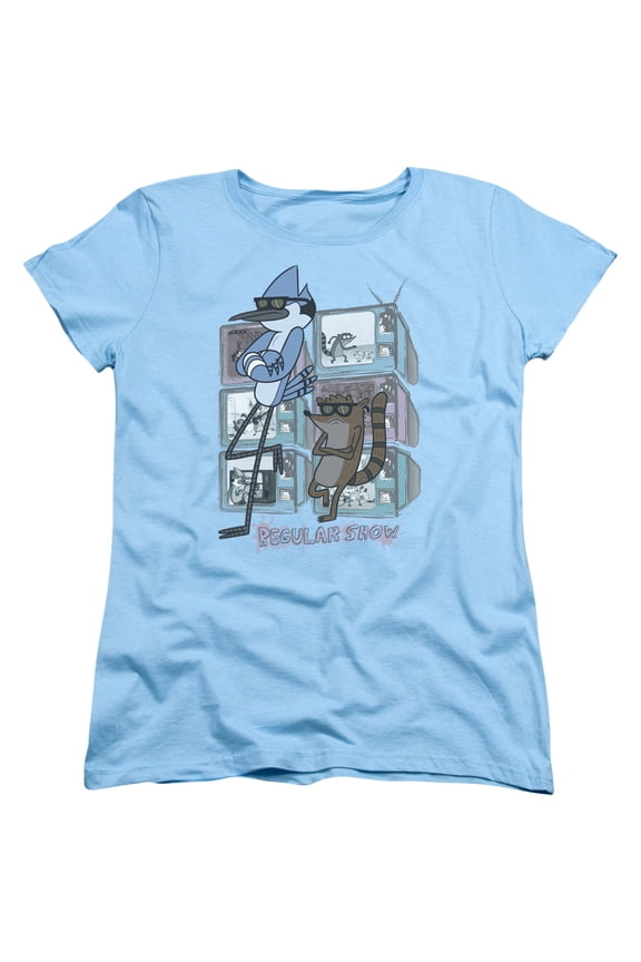 Regular Show - Tv Too Cool - Women's Short Sleeve Shirt - XX-Large