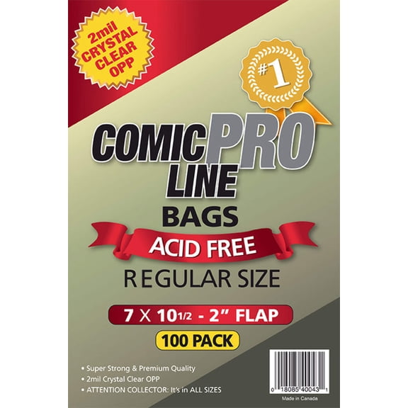 Regular Size Comic Bags OPP