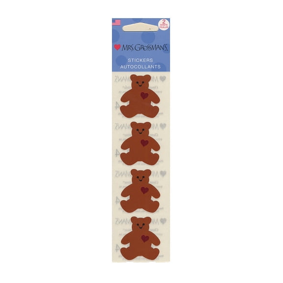 Regular Sticker Packs reflections, classic bear, 2 sheets (pack of 6)