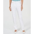 thumbnail image 1 of Regular and Short Length Curvy-Fit Straight-Leg Pants Bright White 16S, 1 of 7