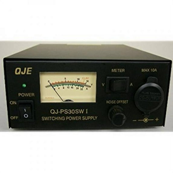 Regulated 30 Amp Compact Power Supply 13.8Vdc w/ Volt - Amp Meter!