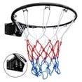 thumbnail image 1 of Regulation 18" Steel Basketball Rim for Portable Basketball Hoop & Goal, Indoor & Outdoor with Hand-Crank Adjustment, Choose from Fixed or Breakaway, Replacement Rim for Indoor or Outdoor Hoop, 1 of 6