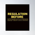 thumbnail image 1 of Regulation Before Expectation Poster Wall Art, Modern Wall Decor, 16x16 UNFRAMED, 1 of 3