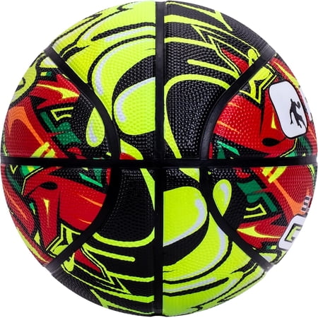Regulation Size Rubber Basketball for Men and Women - Deep Channel Grip Design